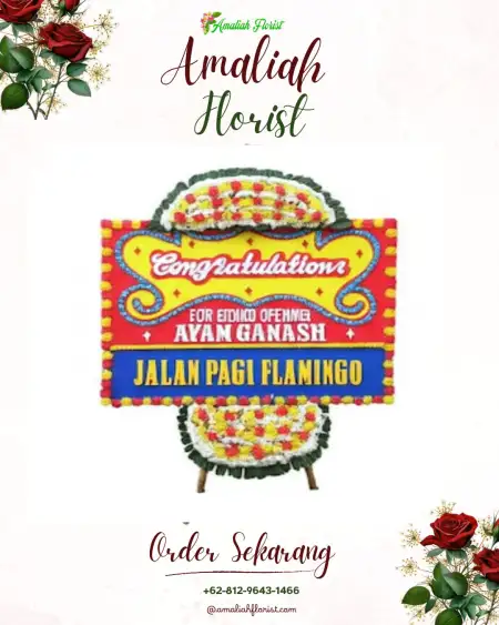 Sewa Papan Bunga Brekat